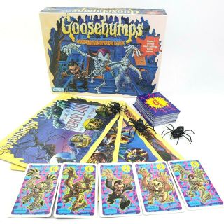1995 Goosebumps Shrieks And Spiders Board Game Complete Rl Stine Vintage Retro