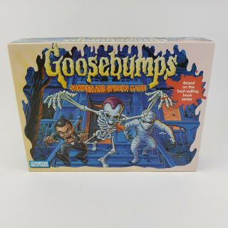 1995 Goosebumps Shrieks And Spiders Board Game Complete RL Stine Vintage Retro 2