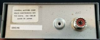 Vintage Delco Electronics General Motors Cb Radio Series 0100988 Japan