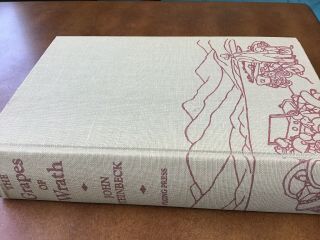 The Grapes Of Wrath John Steinbeck Hardcover 1939 Viking Press Book Club Edition 2