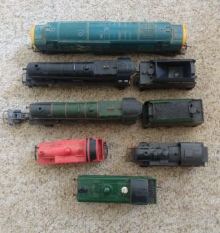 Six Vintage 00 Gauge Locomotives Spares