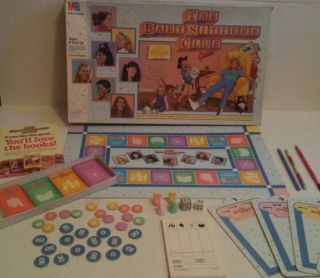 Vintage The Babysitters Club Board Game By Milton Bradley (1989),  2 To 4 Players