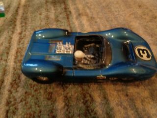 Vintage Eldon 3 Blue Slot Car