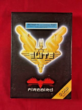 Elite Gold Ed - Firebird - Ibm/tandy Pc - Complete In Big Box - Vintage 1986