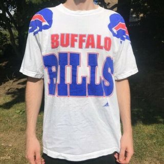Vintage Apex Buffalo Bills Graphic T - Shirt Men 