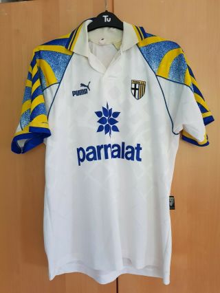 Ac Parma Home Shirt Jersey Puma 1995 - 1997 Adult Large Vintage