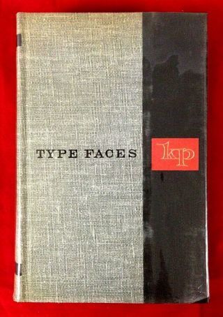 The Kingsport Book Of Typeface Vol.  1,  2,  &3 (Linotype,  Monotype,  Display) HB,  1957 4