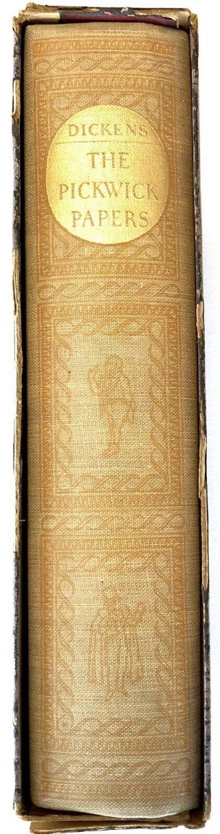 The Pickwick Papers - Charles Dickens Slipcased Hardcover Heritage Press 1938