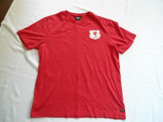 Vintage Retro Wales Football Shirt Xl No11 On Back