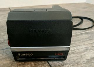 Poloroid Sun 600 LMS Instant Land Camera W/ Strap Vintage 5