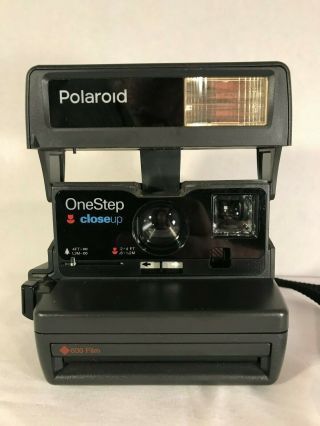 Polaroid One Step Close Up Instant 600 Film Camera With Strap