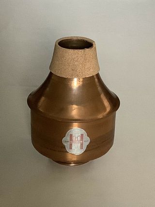 Vintage Copper Harmon Mute For Trumpet.  Incredible