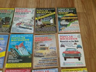 12 - 1969 Vintage 60 ' s Popular Mechanics Magazines complete year Vietnam Era 3