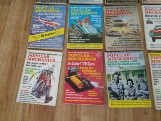 12 - 1969 Vintage 60 ' s Popular Mechanics Magazines complete year Vietnam Era 4