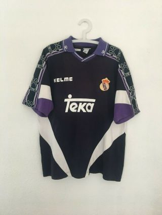 REAL MADRID 1994/96 Training Football Shirt XL Soccer Jersey KELME Vintage 4