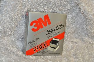 3m Ds Dd Rh Diskettes Box Of 10 In Flip File Case 5.  25 Media
