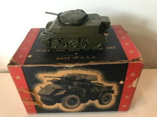 Vintage Ww Ii Cast Iron Authenticast General Stuart Light Tank M5a1 5158 Mib