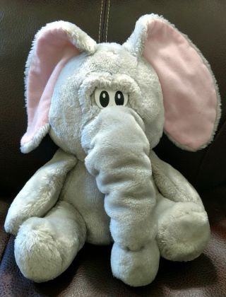 Vintage 1987 Dr Seuss Horton Hears A Who Elephant Plush Gray Trunk Applause Euc