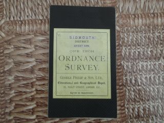 2nd Edition Ordnance Survey Map Sidmouth,  Sheet 326