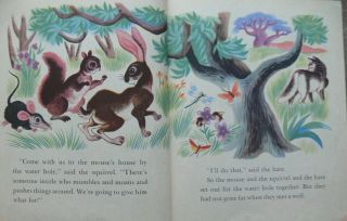 Vintage Little Golden Book A DAY IN THE JUNGLE w/dust jacket 1st edition 8