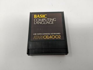 Basic Computing Language Computer Communications Atari 400/800/xl/xe Cartridge