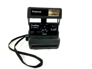 Polaroid One Step Close Up Instant 600 Film Camera And With Strap