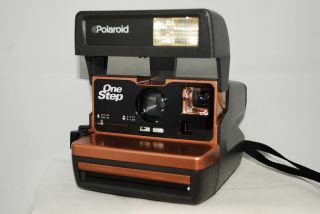 Polaroid One Step Instant Camera,  Macro Lens,  Lomography,  Steampunk Copper (b5)