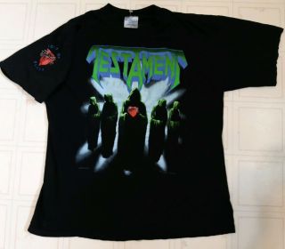 Vtg 1990 Testament Souls Of Black Concert Shirt Adult Size Xl