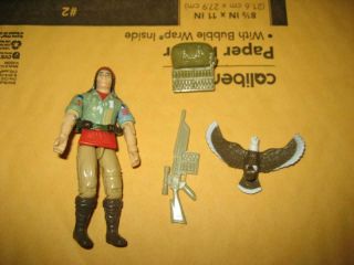 Vintage 1984 Gi Joe Spirit Tracker Figure W/ Weapon & Accessory