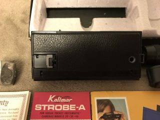 Vintage Kodak Pocket Instamatic 40 Camera Outfit Box and Accessories 3