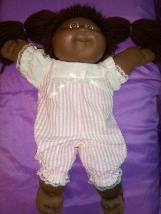 Vtg Cabbage Patch Kids African American Black Doll 1978 1982 Coleco Xavier Sig