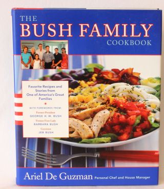 Hand Signed The Bush Family Cookbook,  George Bush Sr.  Barbara Bush 1st Edition