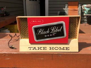 Vintage Carling Black Label Take Home Beer Lighted Sign Bar Tavern Pub Man Cave
