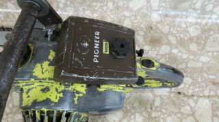 Vintage Pioneer 1200 Chainsaw Chain Saw Parts or Project 3