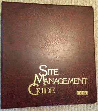Vintage Digital Equipment Corporation Dec Site Management Guide 3 - Ring Binder
