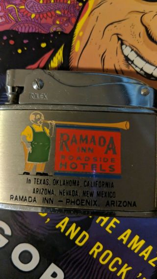 Vintage Rolex Lighter Ramada Inn Automatic Deluxe Collectable