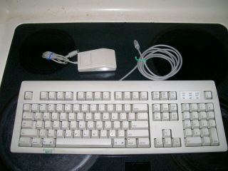 Apple Design Keyboard M2980 And Desktop Bus Mouse G5431