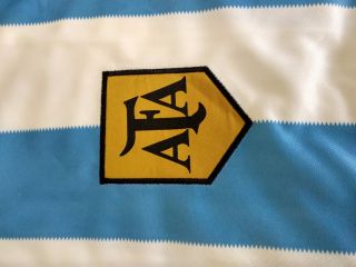 Argentina 1978 world cup retro vintage classic soccer team home jersey L tw 3