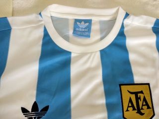 Argentina 1978 world cup retro vintage classic soccer team home jersey L tw 4