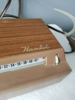 Vintage TV Cable Box Converter Hamlin CATV SPC - 4000 - 3P Faux Wood Brown 2