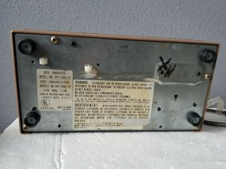 Vintage TV Cable Box Converter Hamlin CATV SPC - 4000 - 3P Faux Wood Brown 3