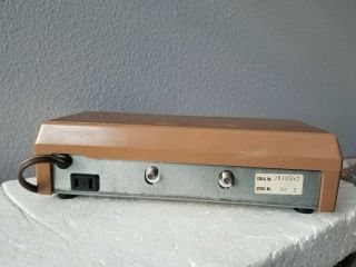 Vintage TV Cable Box Converter Hamlin CATV SPC - 4000 - 3P Faux Wood Brown 5