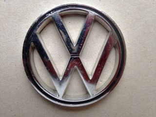 Vw Hood Ornament Emblem Vintage Metal