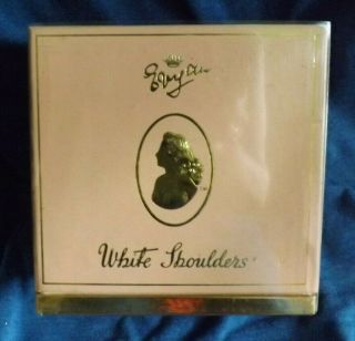 Vtg Evyan Perfumes White Shoulders Perfume/cologne Set - - Box - -