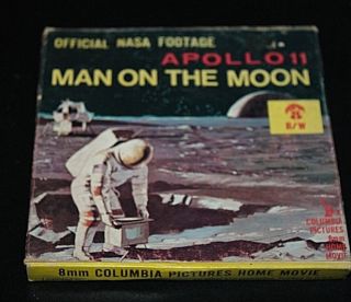 Vtg Nasa Man On The Moon 8mm Film Apollo 11 - Rm=