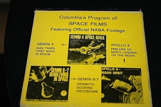 Vtg NASA Man on the Moon 8MM Film Apollo 11 - RM= 5