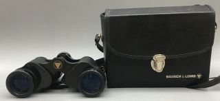 Vintage Bausch & Lomb Regency 7 X 35 Binoculars W/original Case & Straps H13