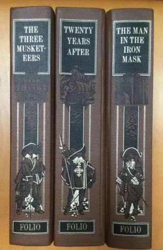 Three Musketeers,  Iron Mask,  Twenty Years After Dumas Folio Society 2