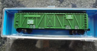 Vintage N Scale Pmi Chicago North Western Stock Car 7073