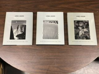 Ansel Adams 3 Volume Set The Camera (3rd Ed. ) The Negative (1st Ed. ) The Print (3rd